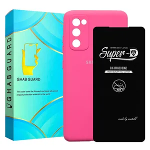 Ghab Guard SILICONSUPERD Cover With Screen Protector For Samsung Galaxy S20 FE 4G / Galaxy S20 FE 5G / Galaxy S20 FE 2022
