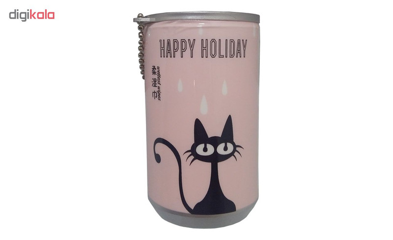 دستمال مرطوب هپی هالیدی مدل Cat Can کد 6096 بسته 30 عددی