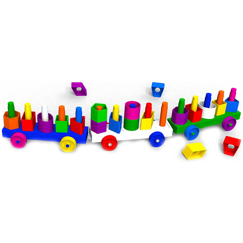 بازی آموزشی مدل قطار اشکال هندسی