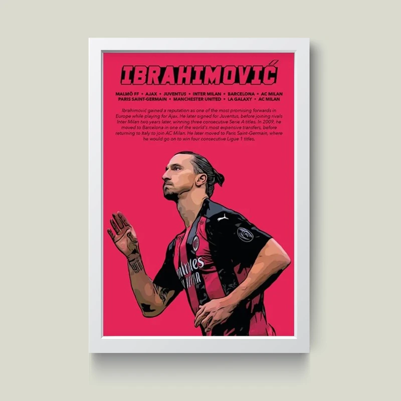 تابلو مدل ابراهیمویچ Ibrahimovic کد G11-17