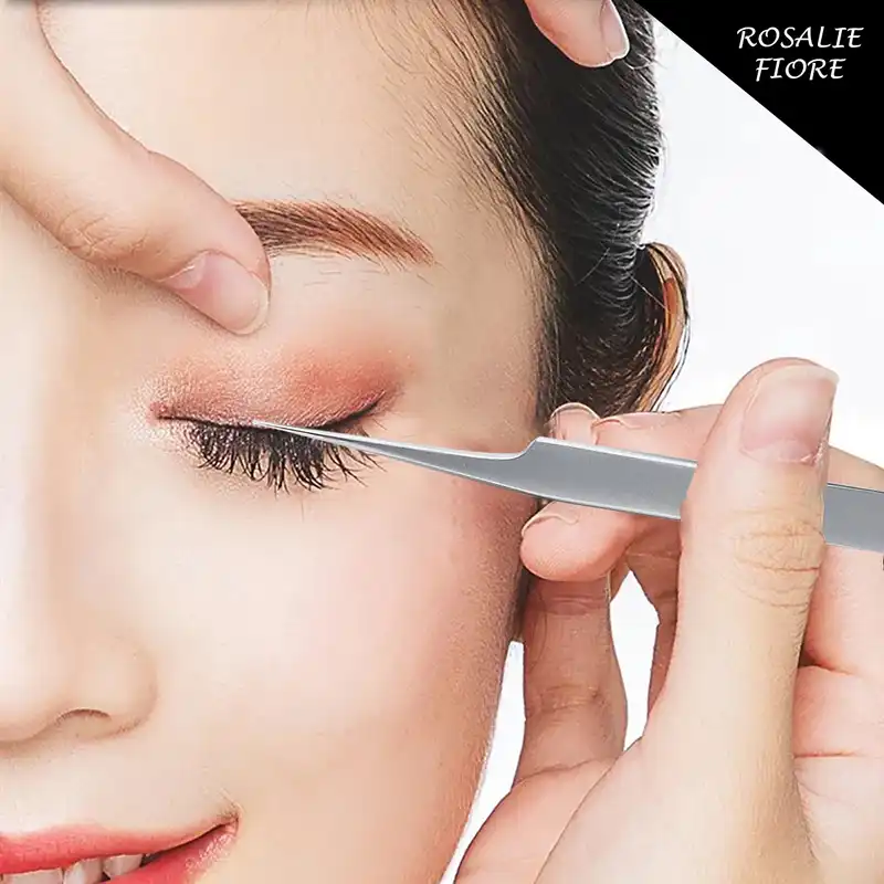 پنس مژه رزالی فیوره مدل TOPX01-07 بسته 2 عددی