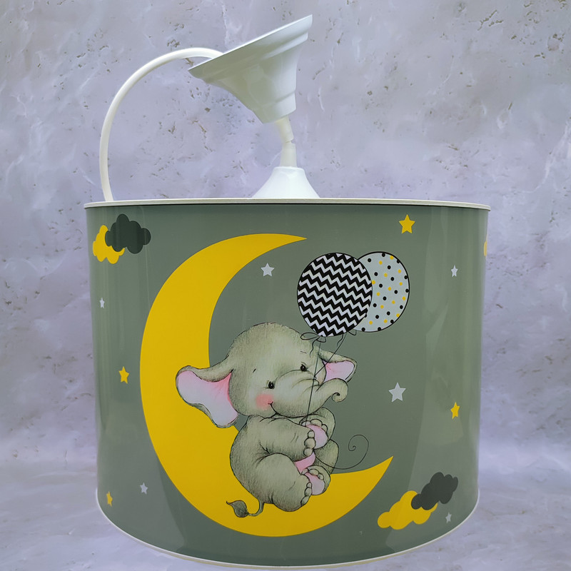 لوستر کودک مدل فیل و بادکنک و ماه