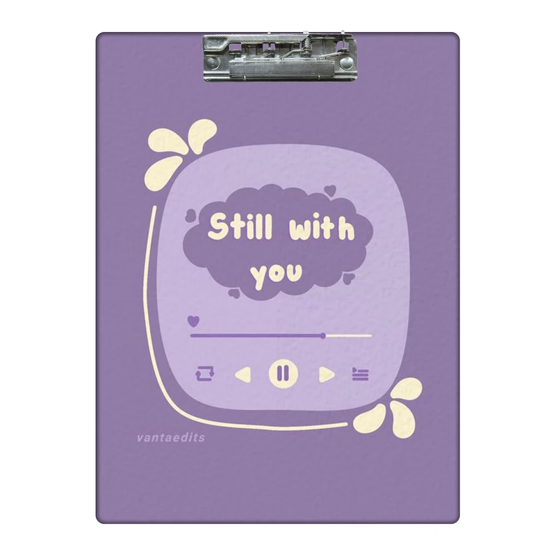 تخته شاسی طرح still with you کد 1890576 سایز A4