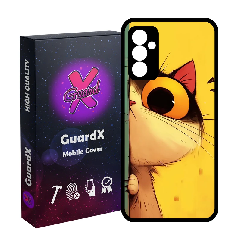 کاور گارد ایکس طرح Cat مدل  Glass10781 مناسب برای گوشی موبایل سامسونگ Galaxy A54 / A54 5G