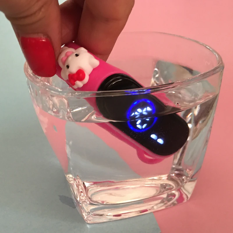 عکس شماره 5 : ساعت مچی دیجیتال بچگانه مدل ضد آب لمسی طرح کیتی پاپیونی کد w k p