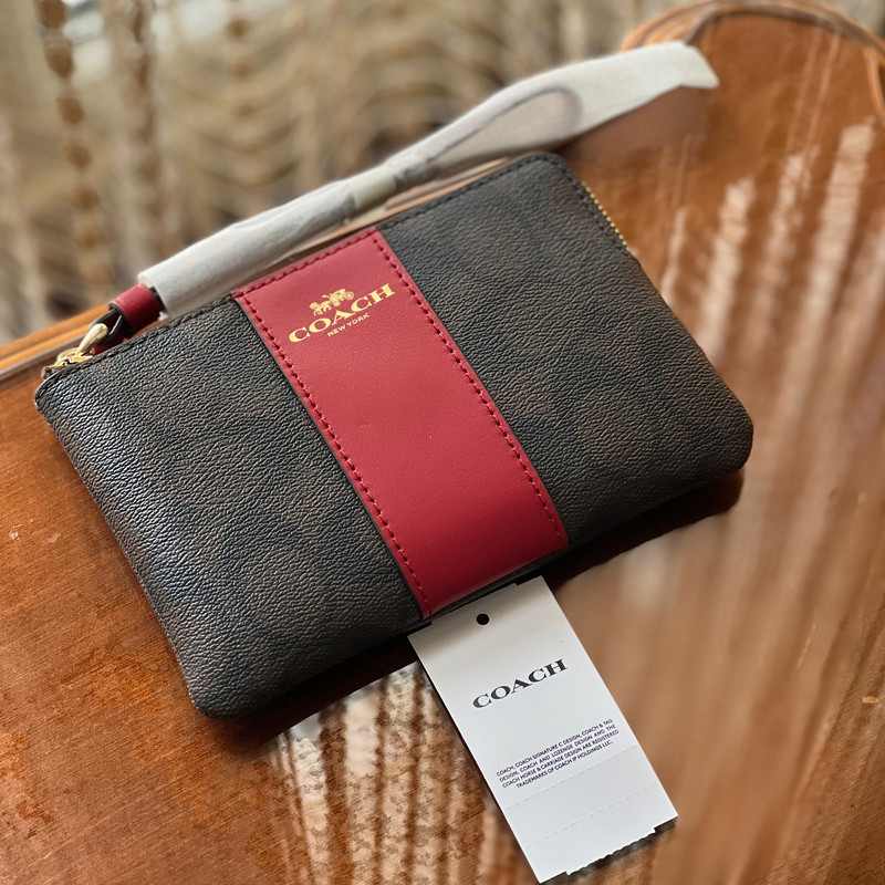 کیف پول کوچ مدل CORNER ZIP