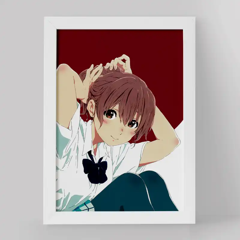 تابلو خندالو مدل شوکو نیشیمیا انیمه سایلنت ویس کد 15817