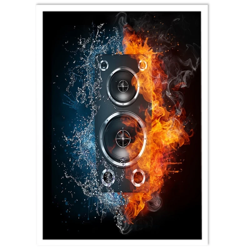 تابلو نوری بکلیت طرح موسیقی اسپیکر و استریو مدل W-S1511