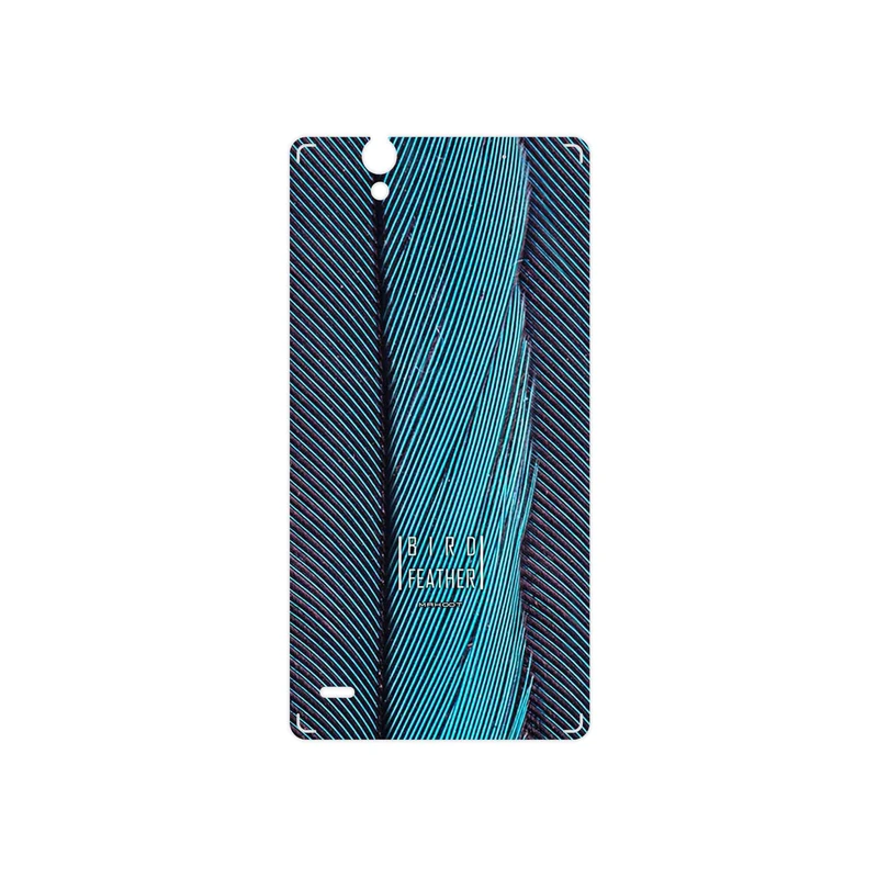 برچسب پوششی ماهوت مدل Turquoise feathers مناسب برای گوشی موبایل سونی Xperia C4