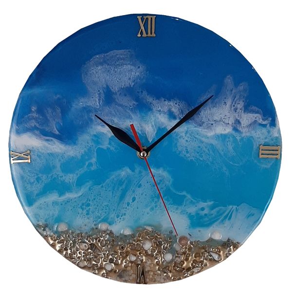 ساعت دیواری طرح دریا و ساحل