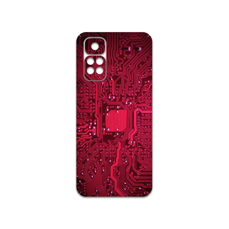 برچسب پوششی ماهوت مدل Red-Printed-Circuit-Board مناسب برای گوشی موبایل شیائومی Redmi Note 11S