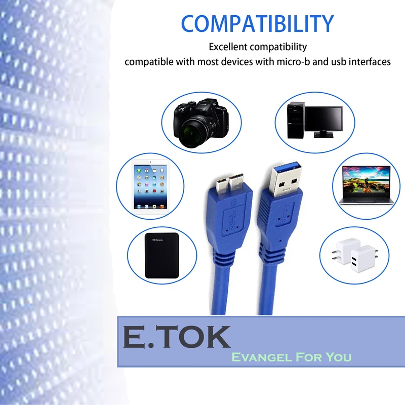 عکس شماره 16 : کابل هارد usb3.0 ایتوک مدل nimble طول 0.3 متر