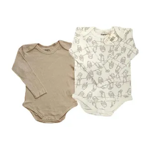 بادی آستین بلند نوزادی لوپیلو مدل BD2018 مجموعه 2 عددی