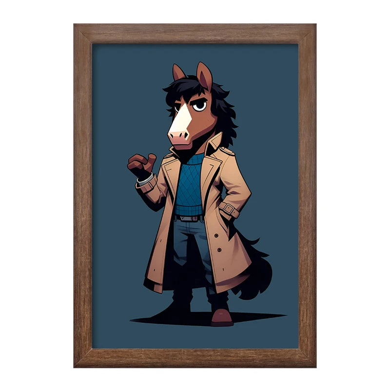 تابلو خندالو طرح اسب کارآگاه کد F8023