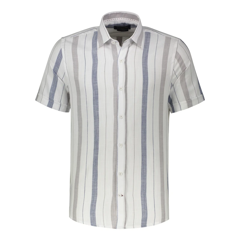 پیراهن آستین کوتاه یقه برگردان مردانه پاتن جامه مدل 04MC8028