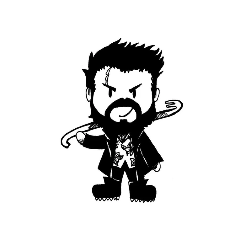 استیکر لپ تاپ و موبایل مدل سریال طرح پسران بوچر the boys billy butcher کد 2335