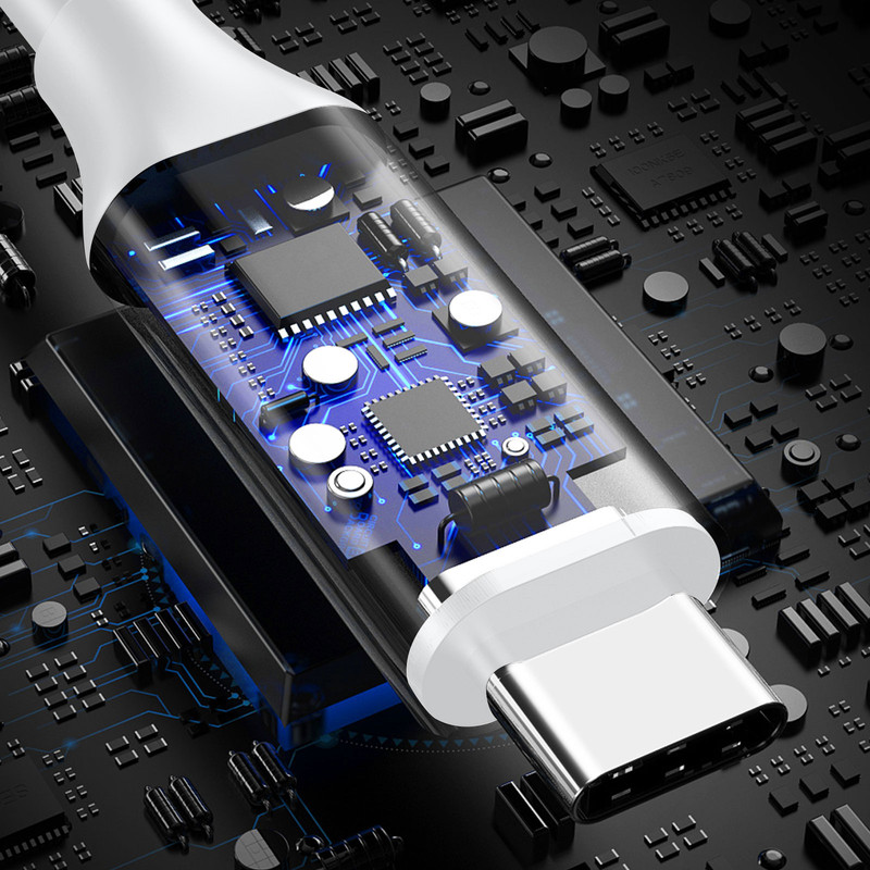 کابل تبدیل USB به USB-C تراسمی مدل CA34-061-062-063-064 طول 1 متر