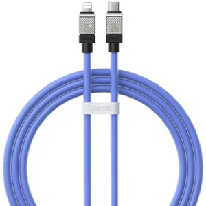 کابل تبدیل USB-C به لایتنینگ باسئوس مدل Coolplay Series طول 1 متر