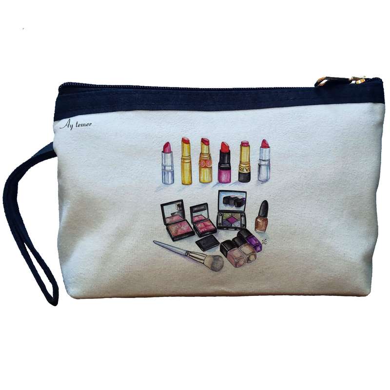 کیف لوازم آرایش زنانه آی تمر مدل لوازم آرایشی کد 157