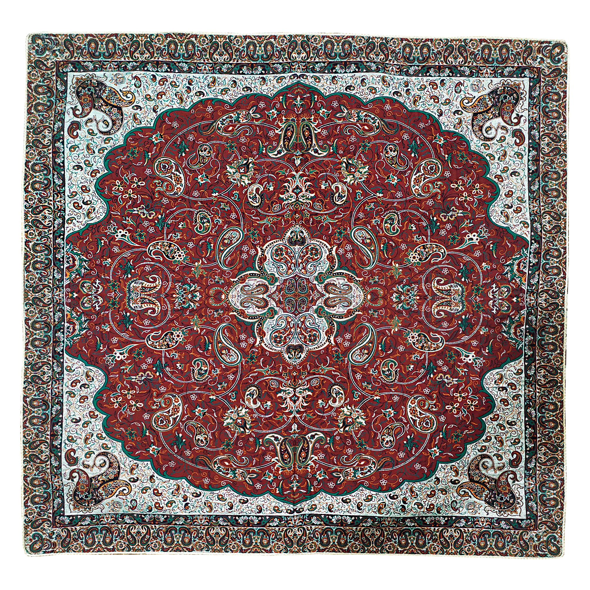 رومیزی ترمه طرح شاه عباسی کد Z120