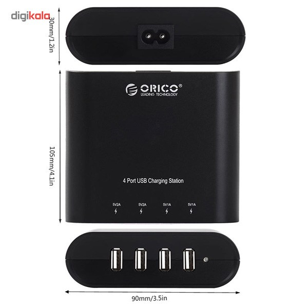 شارژر رو میزی اوریکو مدل DCH-4U
