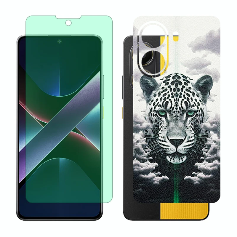 محافظ صفحه نمایش گرین لایت گلس مدل Together مناسب برای گوشی موبایل شیائومی Poco X7 Pro به همراه برچسب پوششی