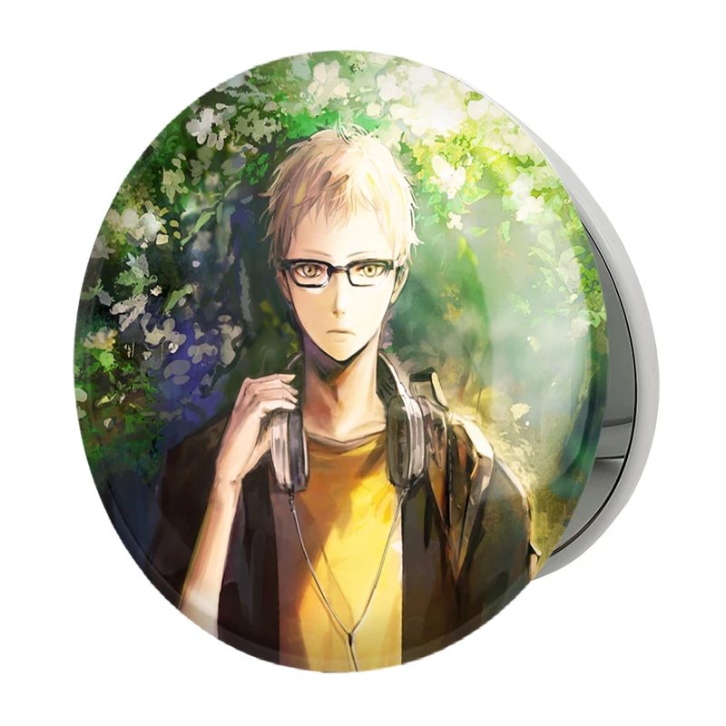 آینه جیبی خندالو طرح سوکیشیما کئی انیمه آبشار سرنوشت هایکیو کاگیاما مدل تاشو کد 11188 