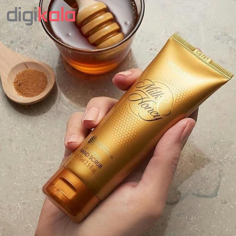 اسکراب دست اوریفلیم مدل Milk & Honey حجم 75 میلی لیتر اسکراب دست اوریفلیم مدل Milk & Honey حجم 75 میلی لیتر