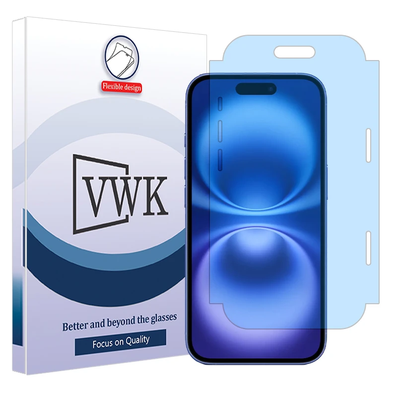 محافظ صفحه نمایش وی دبلیو کی مدل آنتی بلو مناسب برای گوشی موبایل اپل iPhone 16 