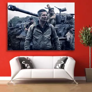 StarBoy Gallery  Fury Movie Brad Pitt 7 Tableau
