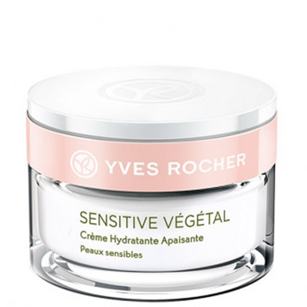 کرم مرطوب کننده ایو روشه مدل sensitive vegetal حجم 50 میلی لیتر