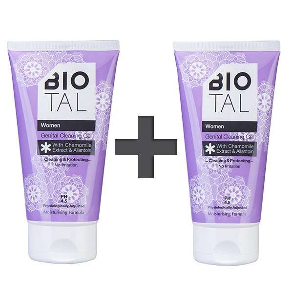 پک ژل بهداشتی 2 عددی بانوان بیوتال مدل ژنیتال حجم 150 میلی لیتر
