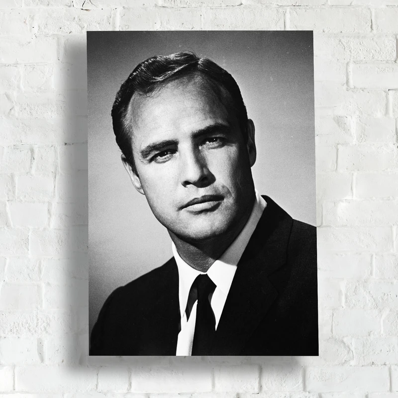 تابلو شاسی گالری استاربوی طرح مارلون براندو مدل Hollywood Actresses 016