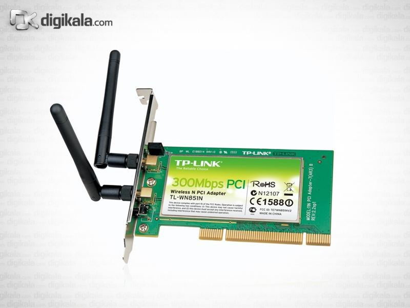 کارت شبکه بی‌سیم 300Mbps تی پی-لینک TL-WN851ND