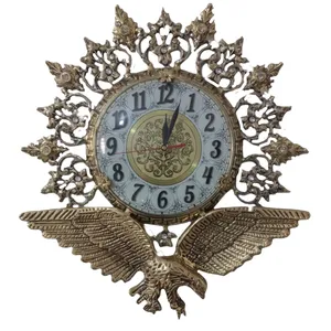 ساعت دیواری برنجی مدل شاهین