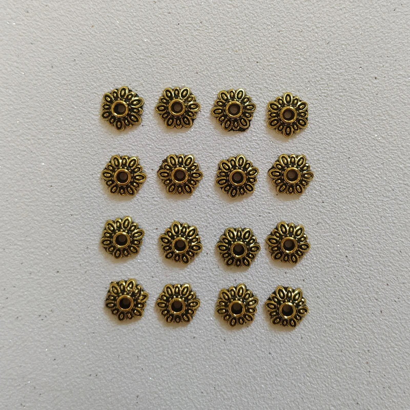 پلاک دستبند طرح گل کد HN1571 بسته 16 عددی