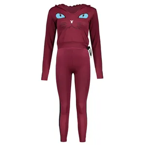 ست نیم تنه و شلوار ورزشی زنانه مدل go10