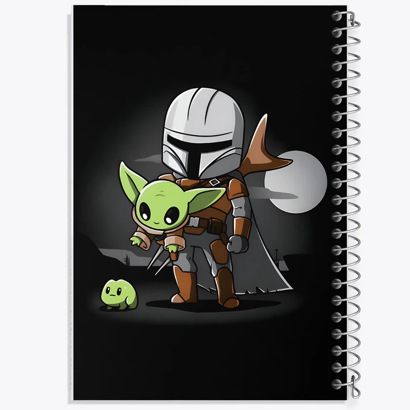 دفتر مشق 100 برگ خندالو طرح جنگ ستارگان (Star Wars) کد N3793
