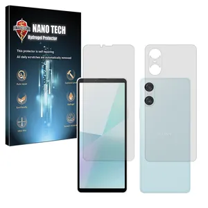 Nano tech Tough model Matte screen protector suitable for Sony Xperia 10 VI mobile phone along with the back protector