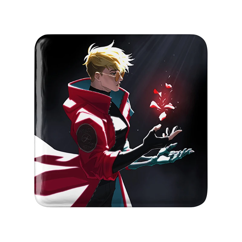 پیکسل خندالو طرح وش انیمه تریگان (Trigun) مدل مربعی کد 36260