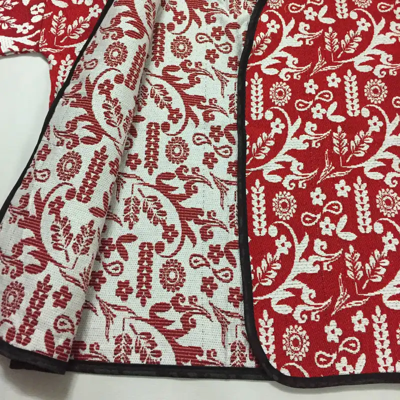 کت زنانه مدل تافته درختی کد tm-2570 رنگ قرمز