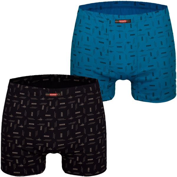 شورت مردانه کیان تن پوش مدل Boxer CN مجموعه 2 عددی شورت مردانه کیان تن پوش مدل Boxer CN مجموعه 2 عددی