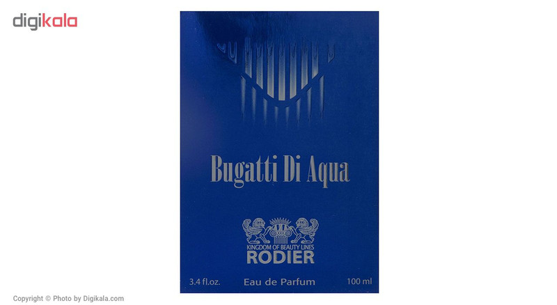 ادو پرفیوم مردانه رودیر مدل Bugatti Di Aqua حجم 100 میلی لیتر ادو پرفیوم مردانه رودیر مدل Bugatti Di Aqua حجم 100 میلی لیتر
