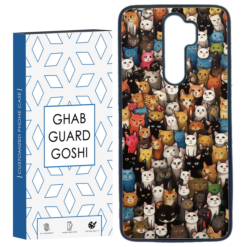 کاور قاب گارد گوشی طرح گربه کد TPU-293 مناسب برای گوشی موبایل شیائومی Redmi Note 8 pro