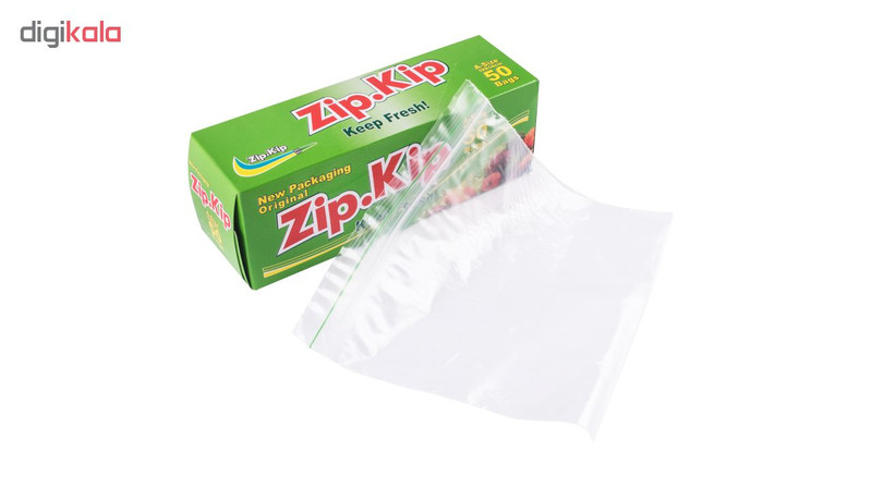 کیسه زیپ دار زیپ کیپ مدل تک زیپ بسته 50 عددی