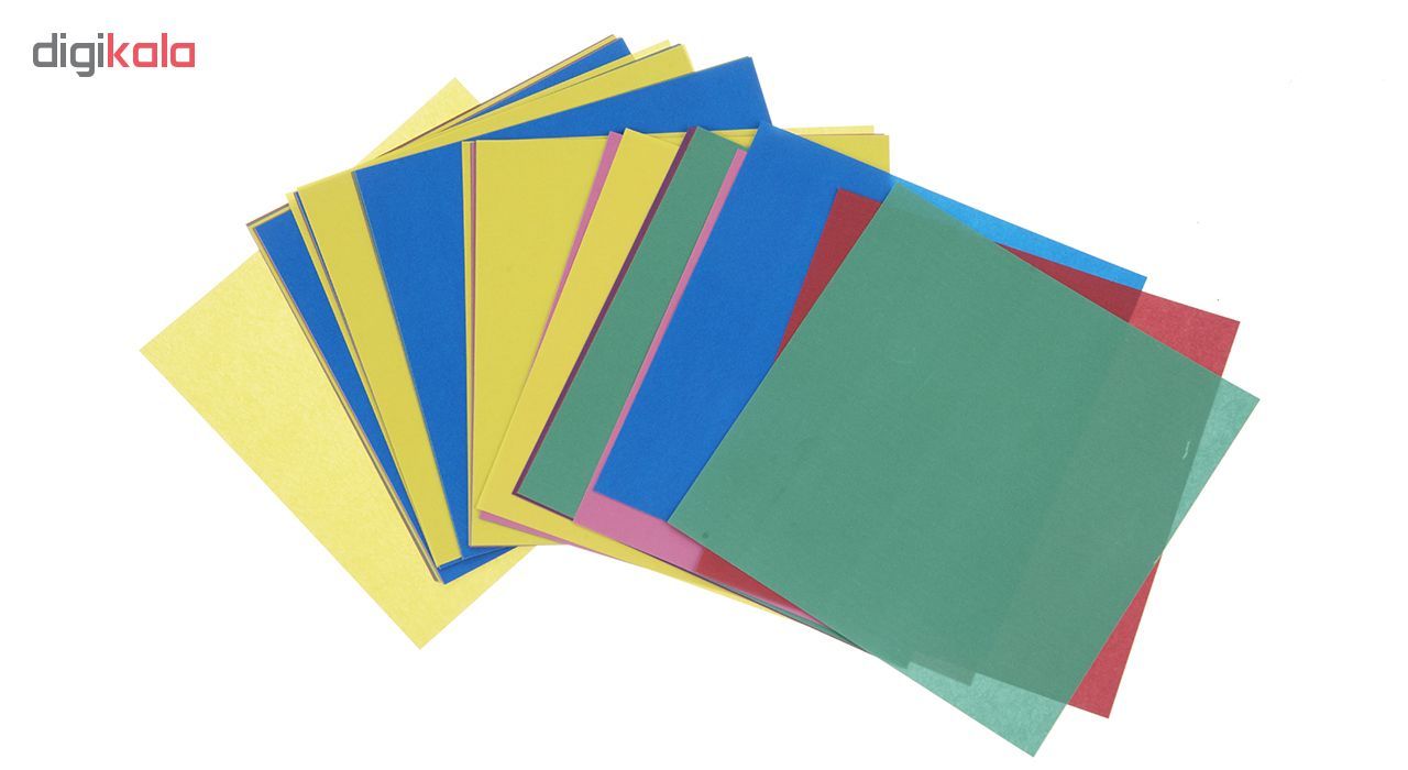 کاغذ اوریگامی طرح رنگی بسته 60 عددی