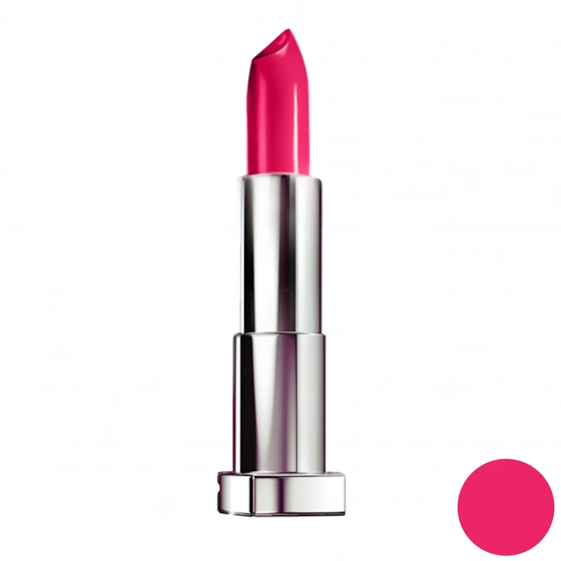 رژ لب جامد میبلین مدل Ral Color Sensational Pink Plunch 175 NU