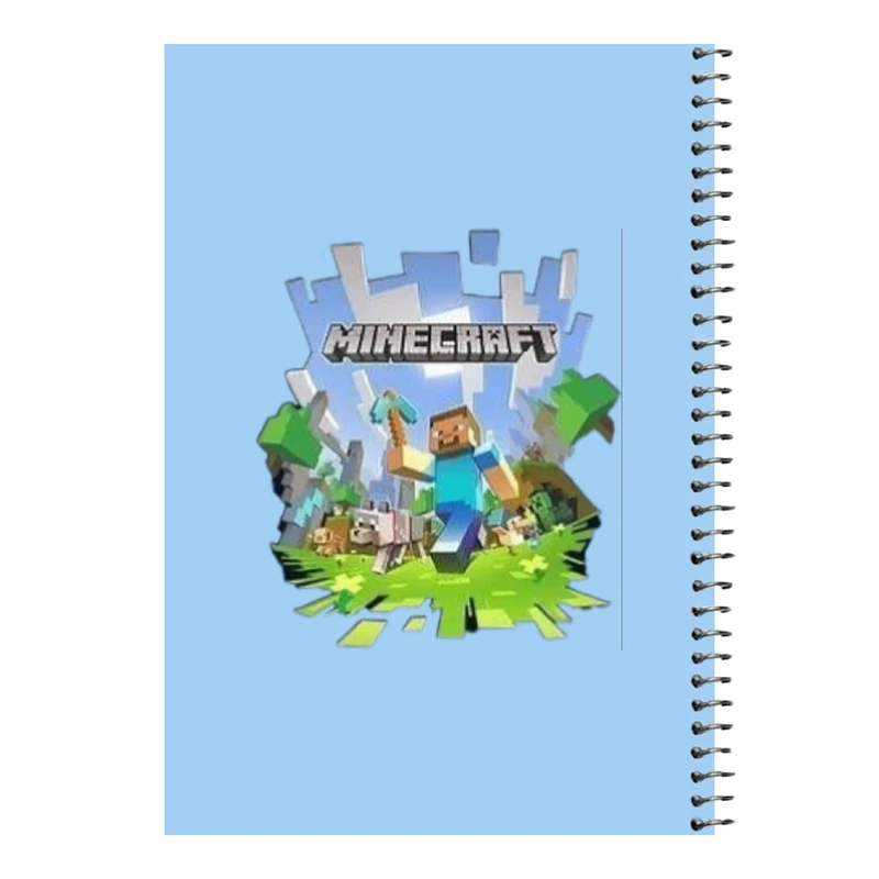 دفتر مشق 80 برگ اس جی مدل ماینکرفت کد۱۳   