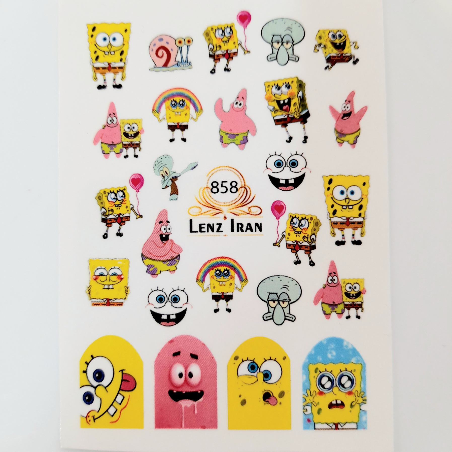 لنز ناخن کد 858