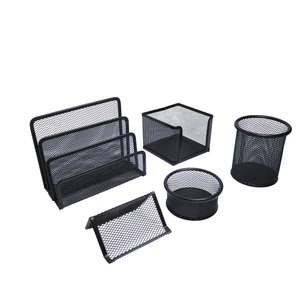 ست لوازم اداری پنج تکه رومیزی میلانو کد m051